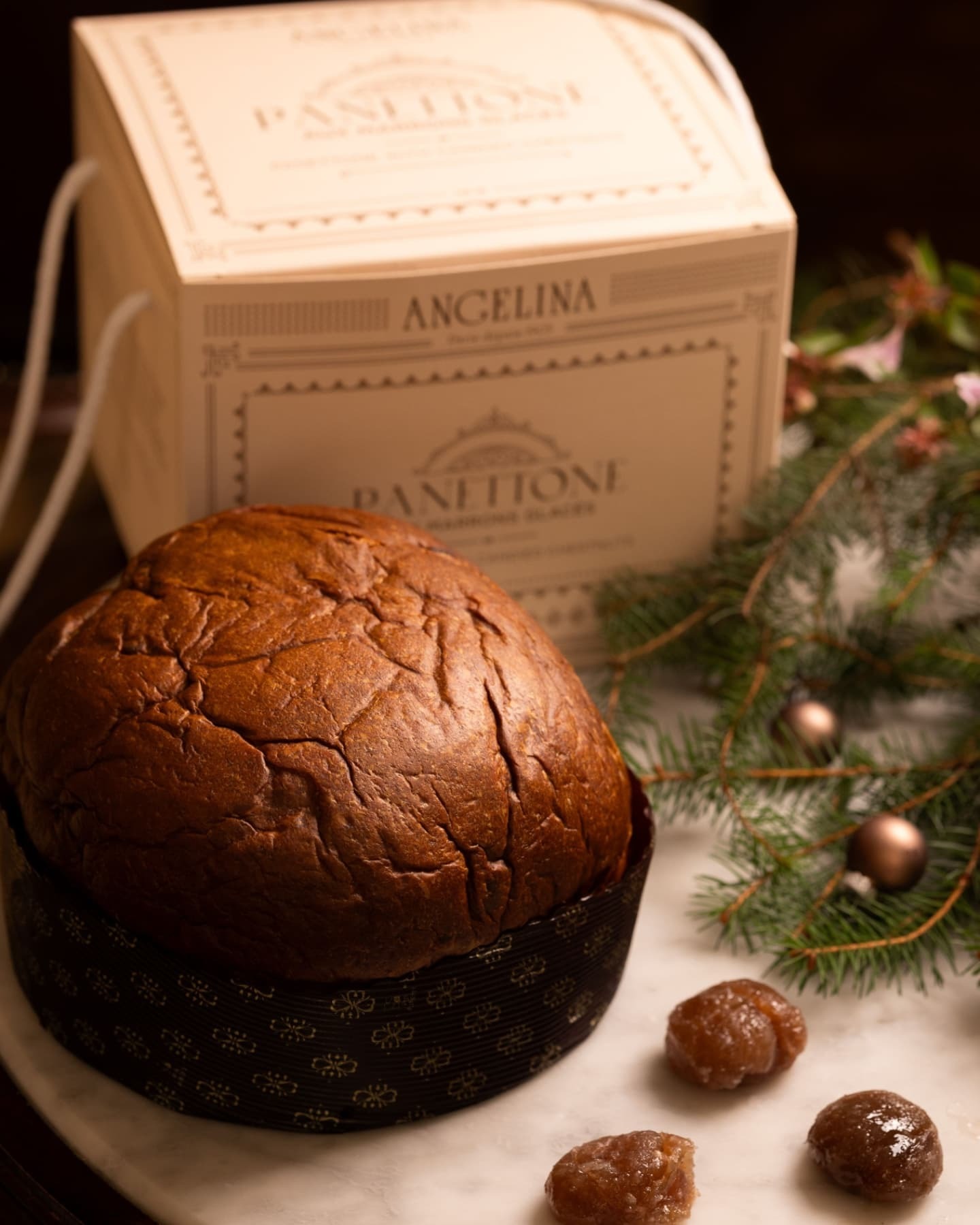 Thumbnail 2 - Angelina Panettone with Candied Chestnuts