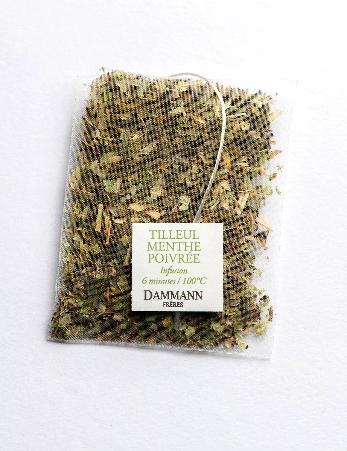 Thumbnail 2 - Dammann Frères Lime Blossom Peppermint Tea Bags