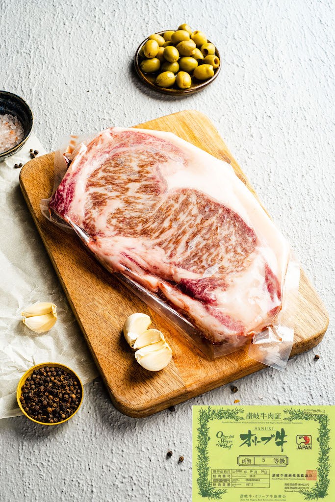 Thumbnail 3 - A5 Japanese Olive Wagyu Striploin Steak