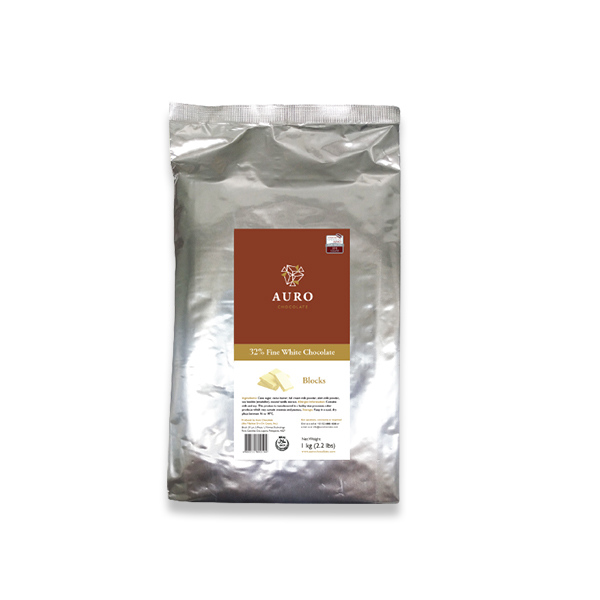 Auro 32% White Chocolate Classic Collection Block