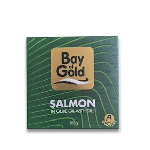 Bay of Gold Salmon in Olive Oil with Dill