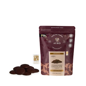 Auro 100% Cacao Unsweetened Chocolate Tablea Coins