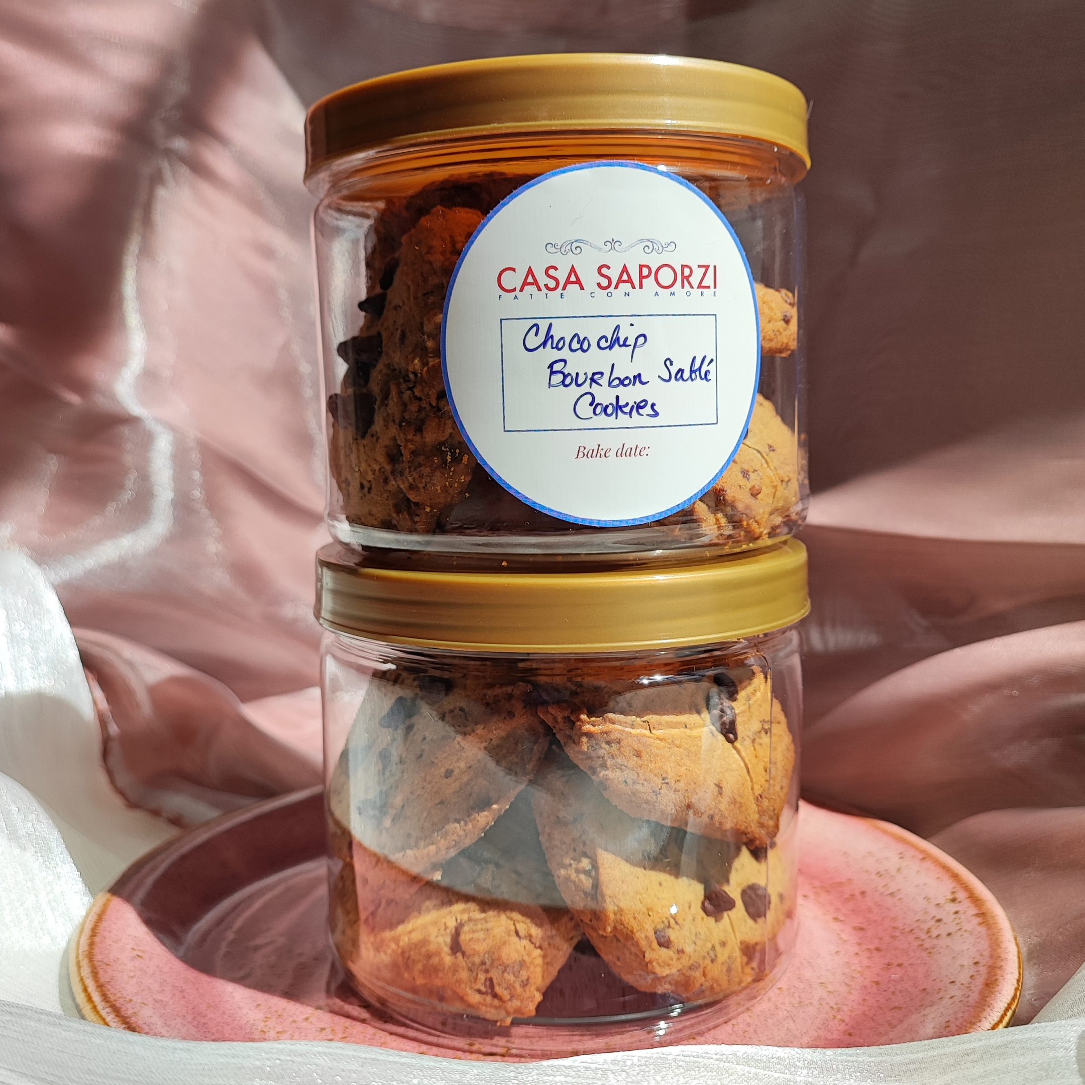 Thumbnail 4 - Casa Saporzi Choco Chip Bourbon Sablé Cookies