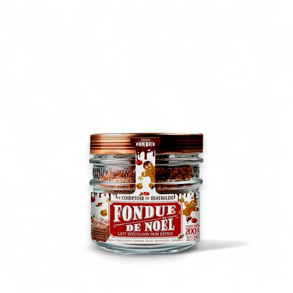 Comptoir de Mathilde Milk Chocolate Fondue with Speculoos Crumbs