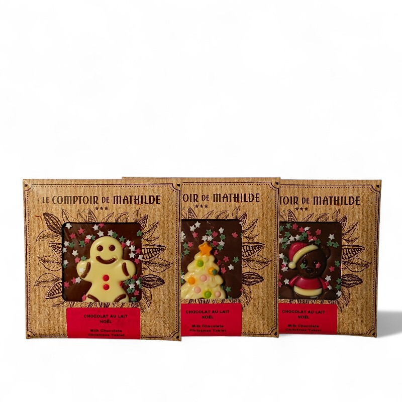 Comptoir de Mathilde Christmas Milk Chocolate Tablette