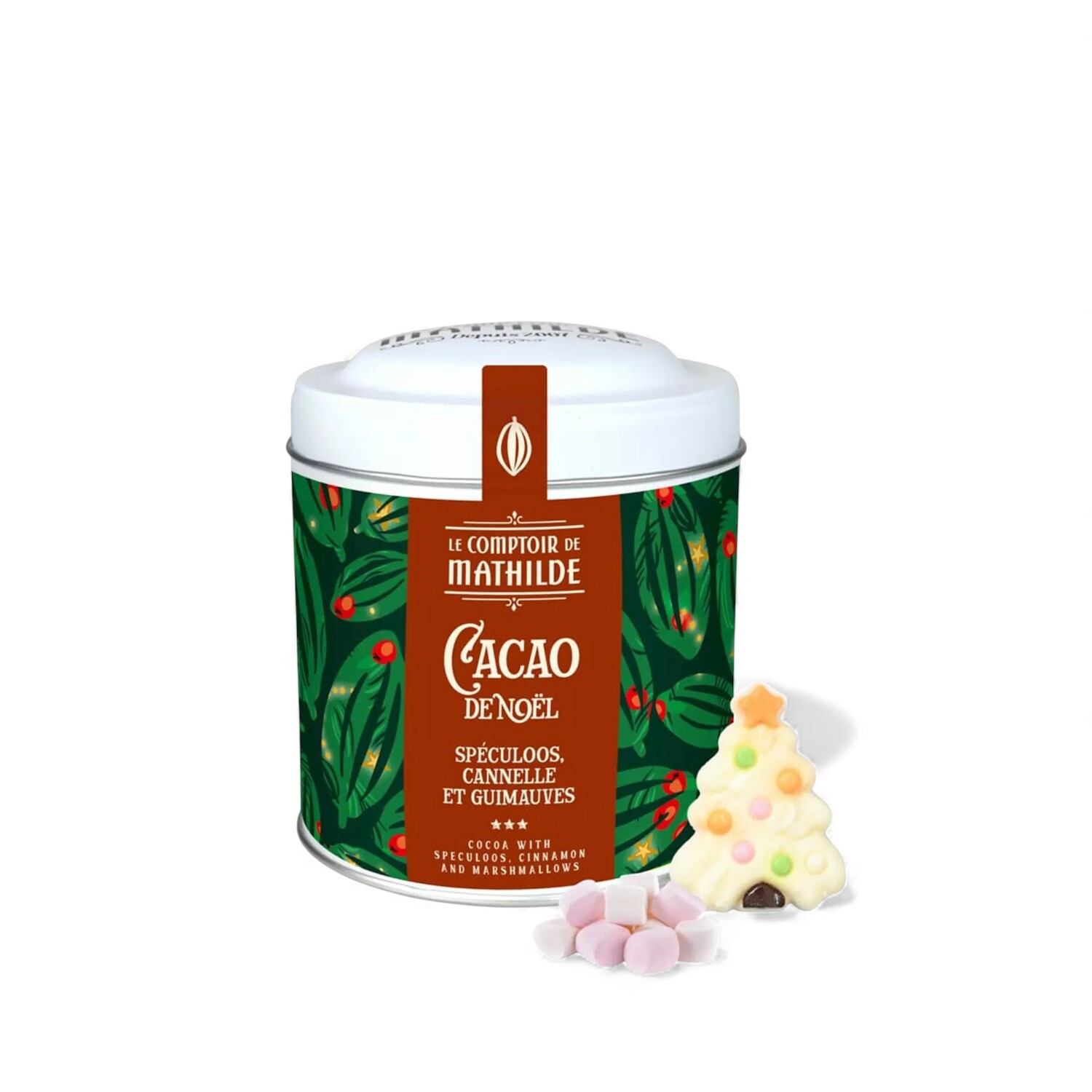 Comptoir de Mathilde Christmas Cocoa With Speculoos, Cinnamon and Marshmallows