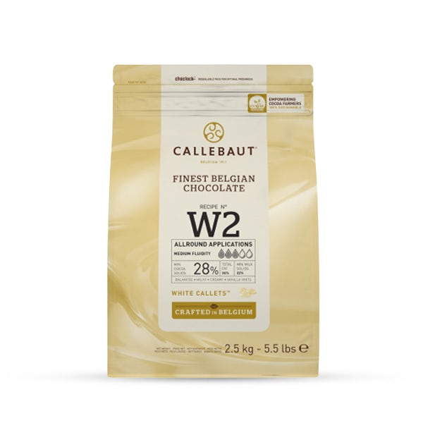 Picture 1 - Callebaut No. W2 Callets White Chocolate