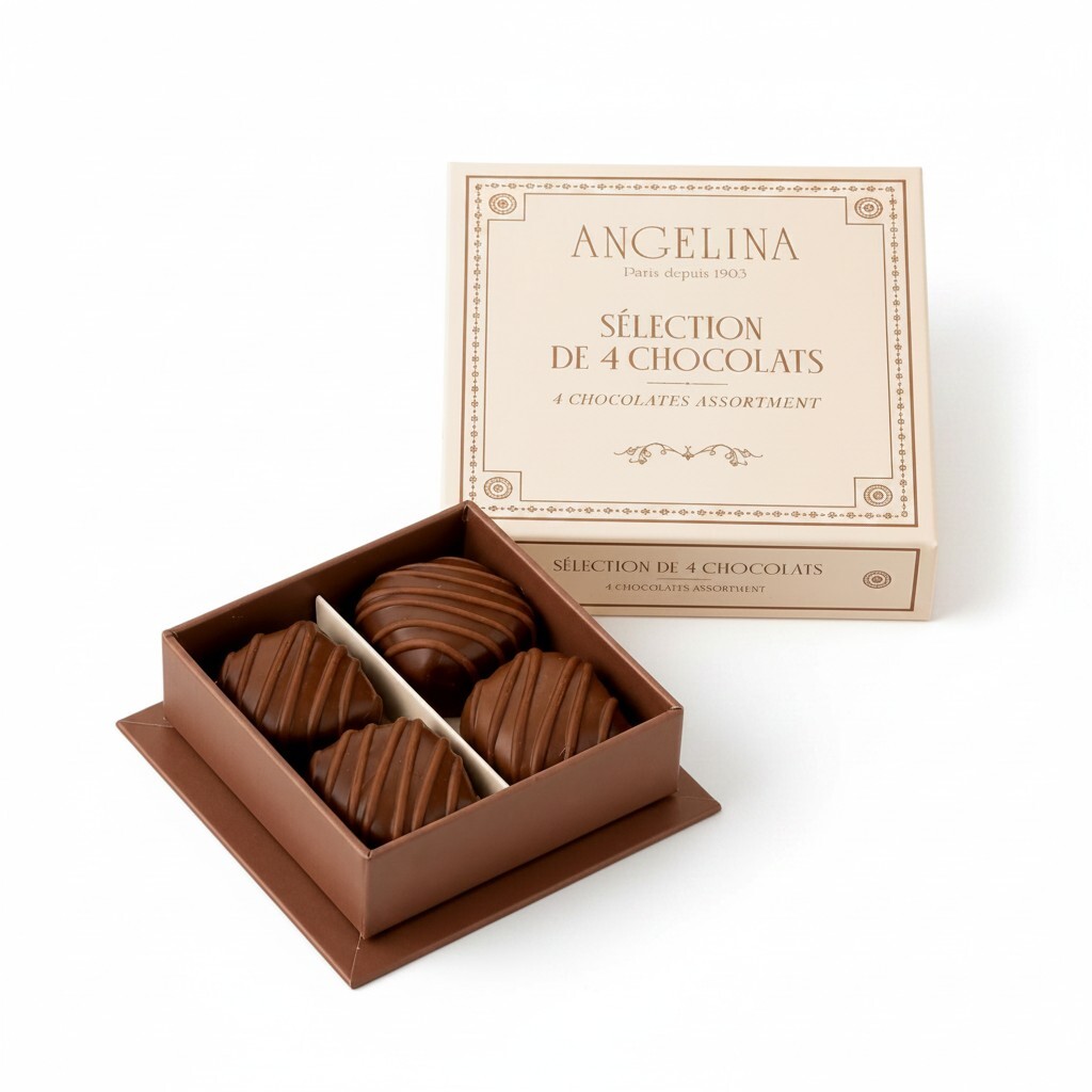 Angelina 4 Chocolates Assortment