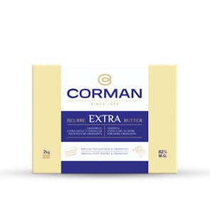 Corman Extra Dry Butter Sheet 82% Fat (Pastry & Croissant)