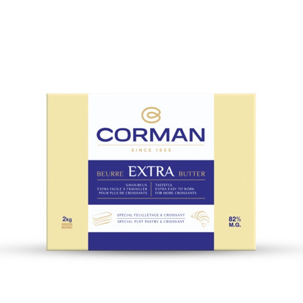 Picture 1 - Corman Extra Dry Butter Sheet 82% Fat (Pastry & Croissant)