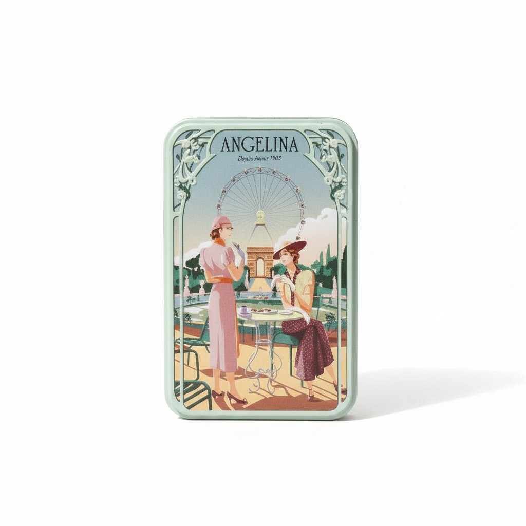 Angelina Crispy Crepes Coated with Dark Chocolate Box