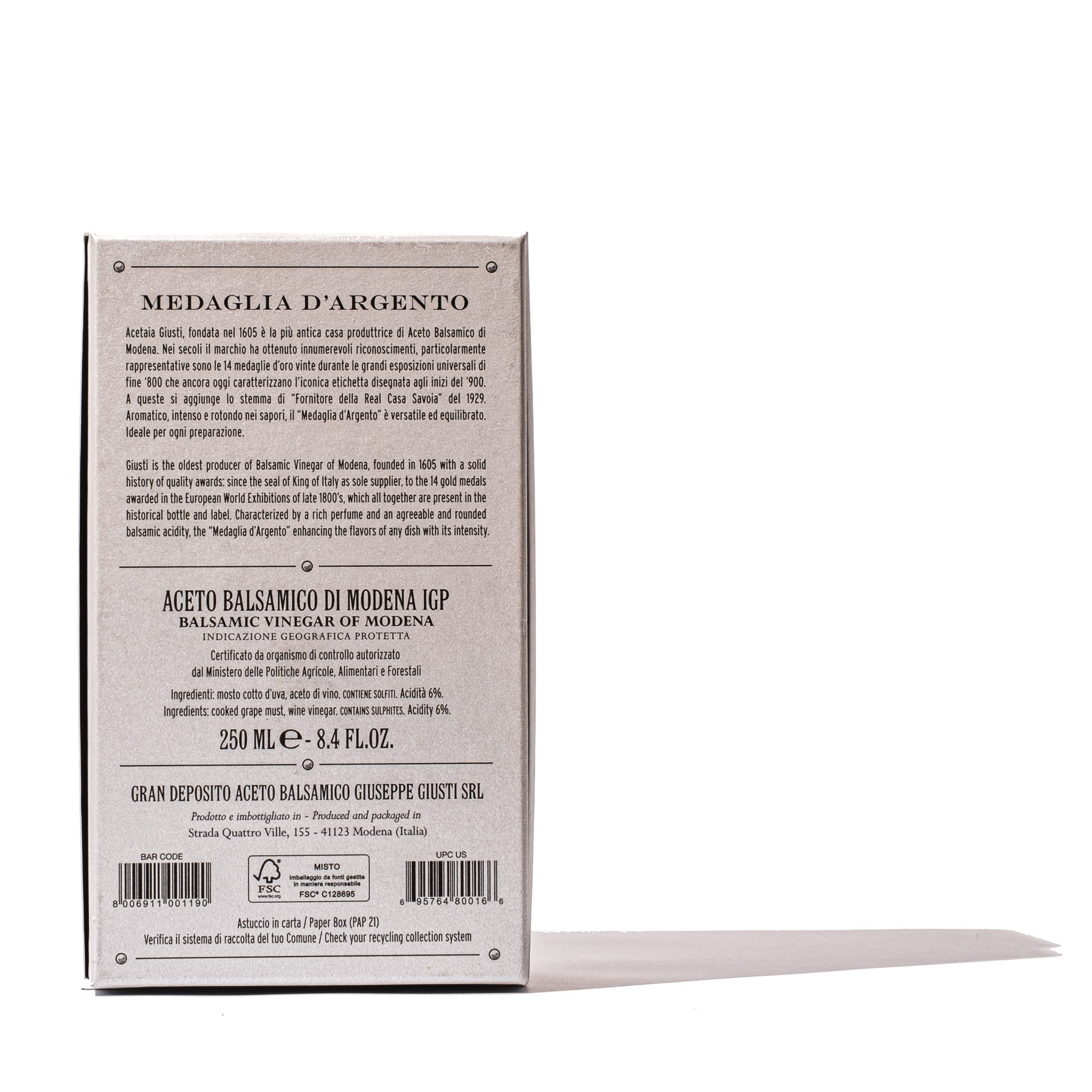 Thumbnail 8 - Giuseppe Giusti Silver Medal Balsamic Vinegar di Modena IGP