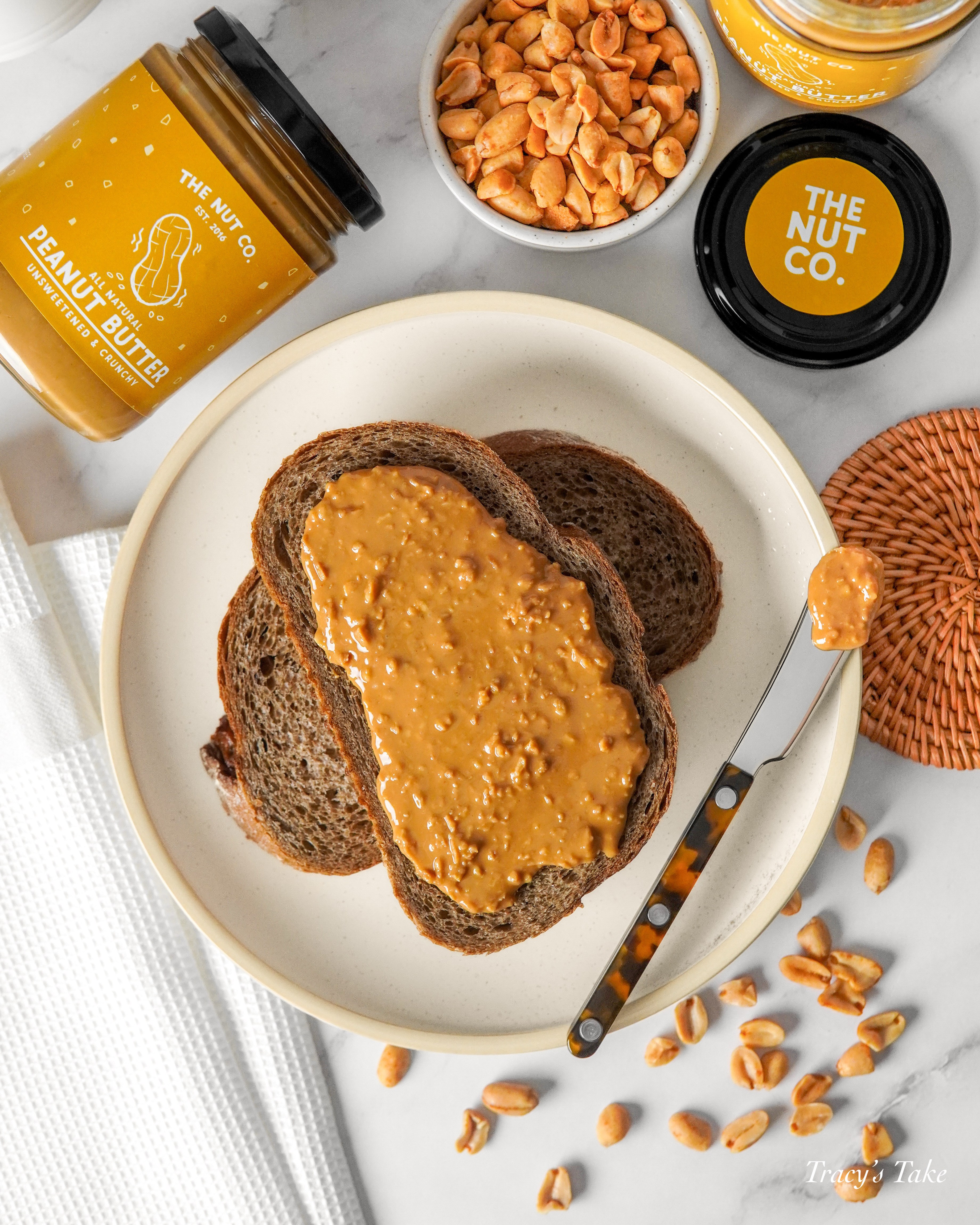 Thumbnail 3 - The Nut Co. Crunchy Unsweetened Peanut Butter