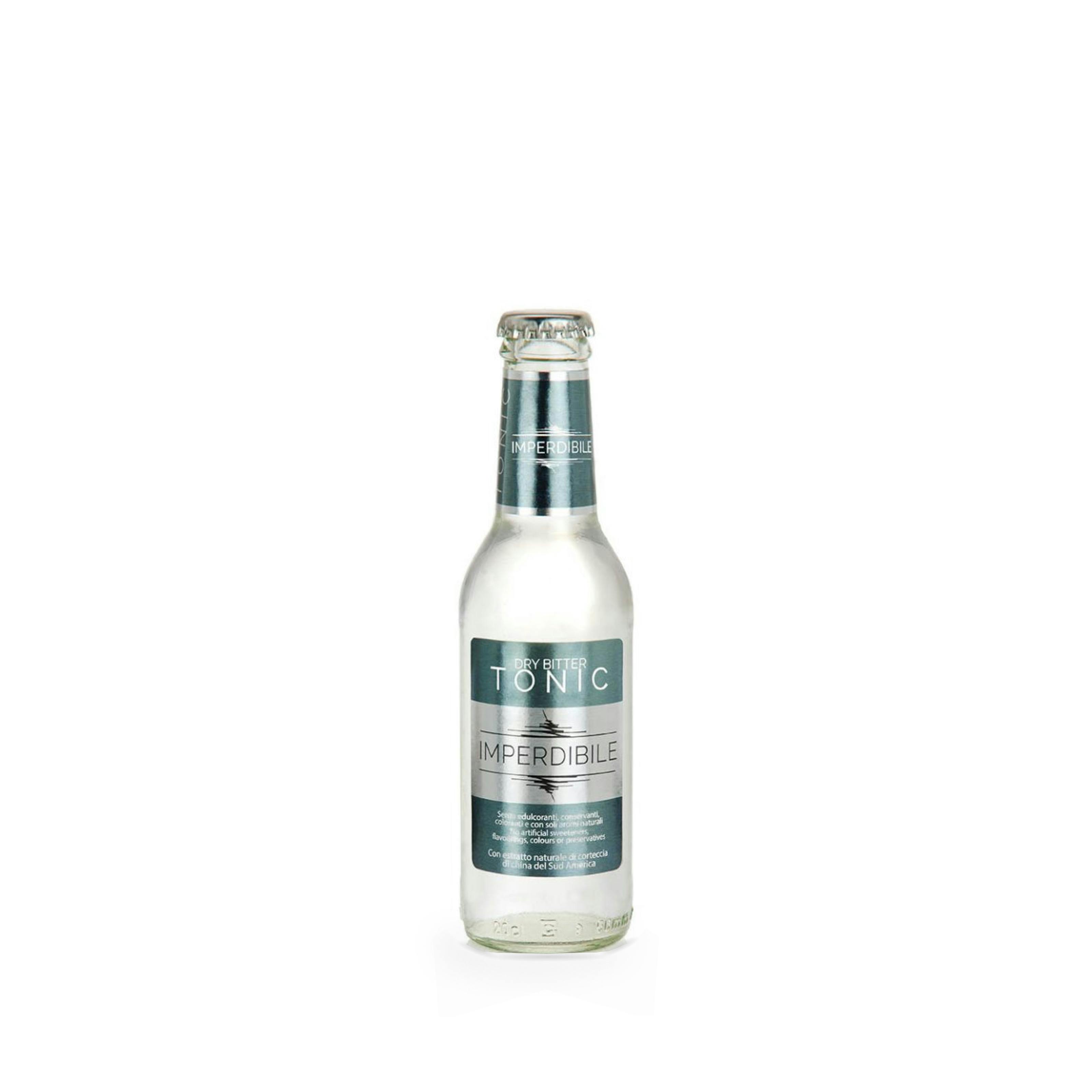 Imperdibile Dry Bitter Italian Tonic Water 200ml 6pc case 🦆The Bow