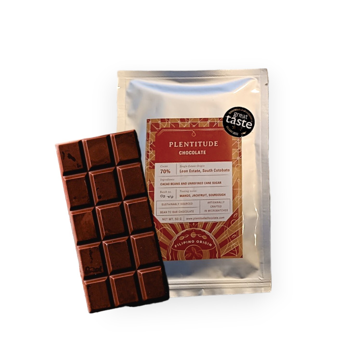 Plentitude Chocolate Single Estate 70% Leon Estate – South Cotabato