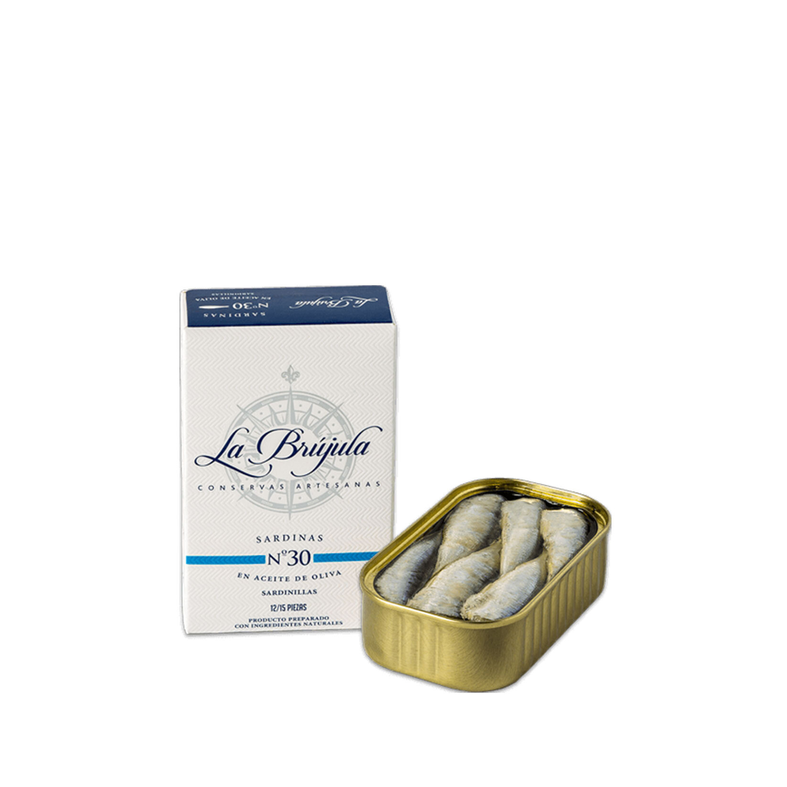 La Brújula N30 Small Sardines in Olive Oil