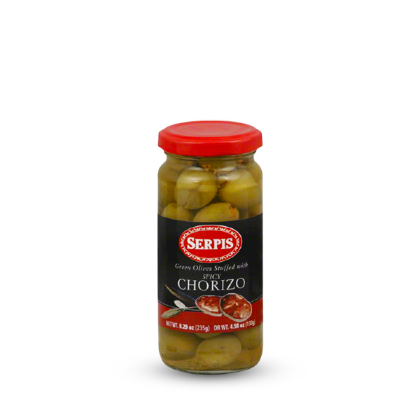 Serpis Green Olives Stuffed With Spicy Chorizo