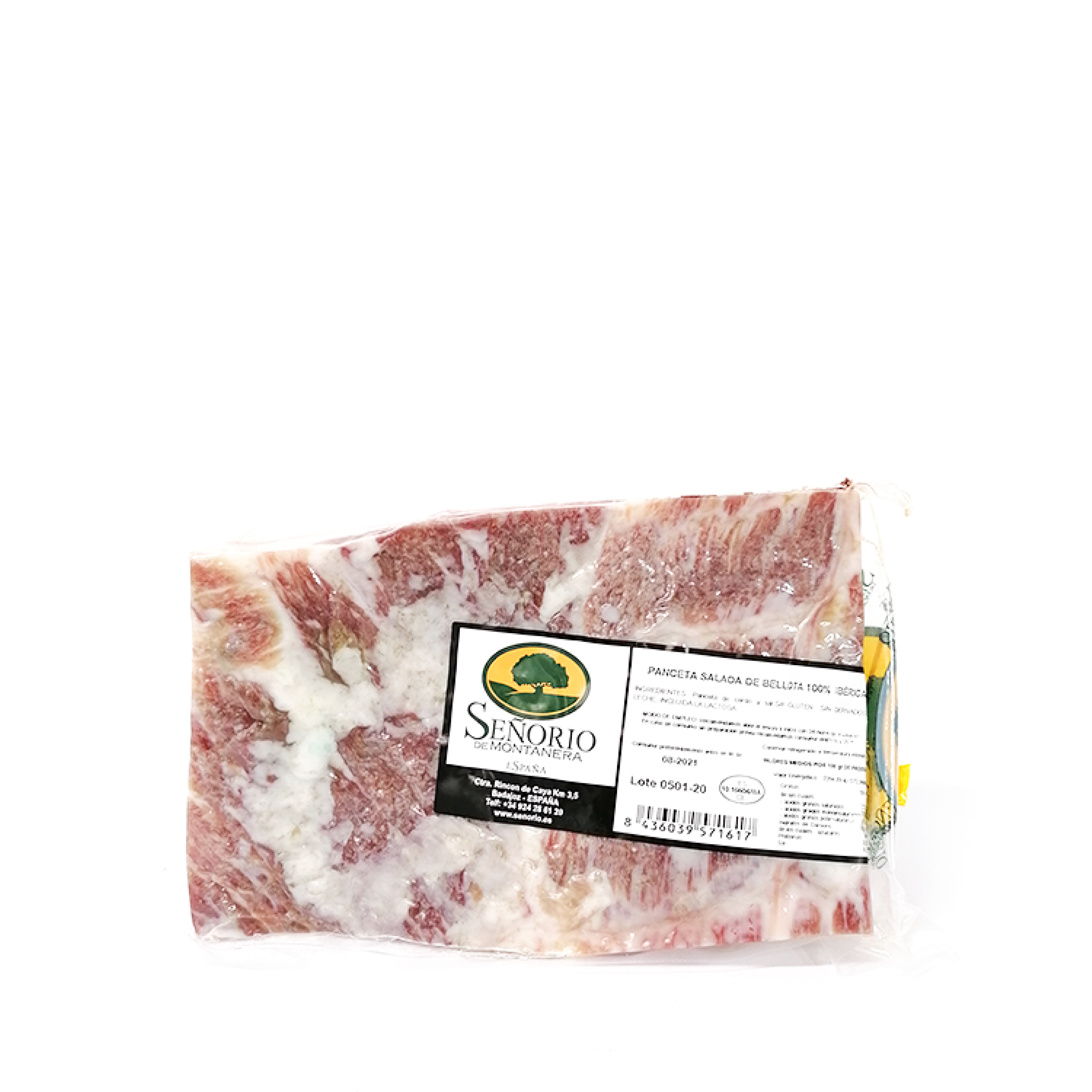 Señorío de Montanera 100% Ibérico Bellota Panceta Salada