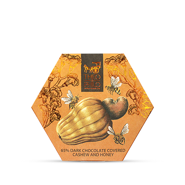 Theo & Philo 65% Dark Chocolate Covered Cashew & Honey