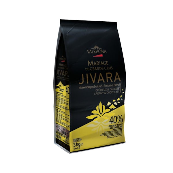 Picture 1 - Valrhona Grand Cru Milk Jivara Lactee 40% Beans