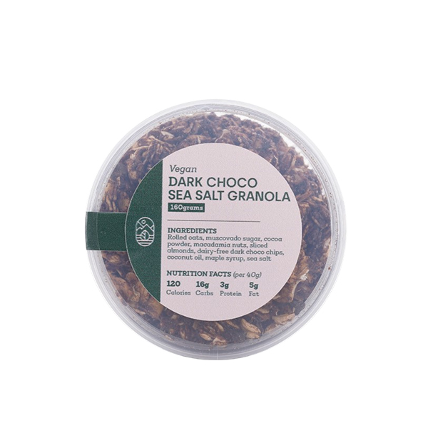 Thumbnail 2 - Vegan Dark Choco Sea Salt Granola by Earth Desserts