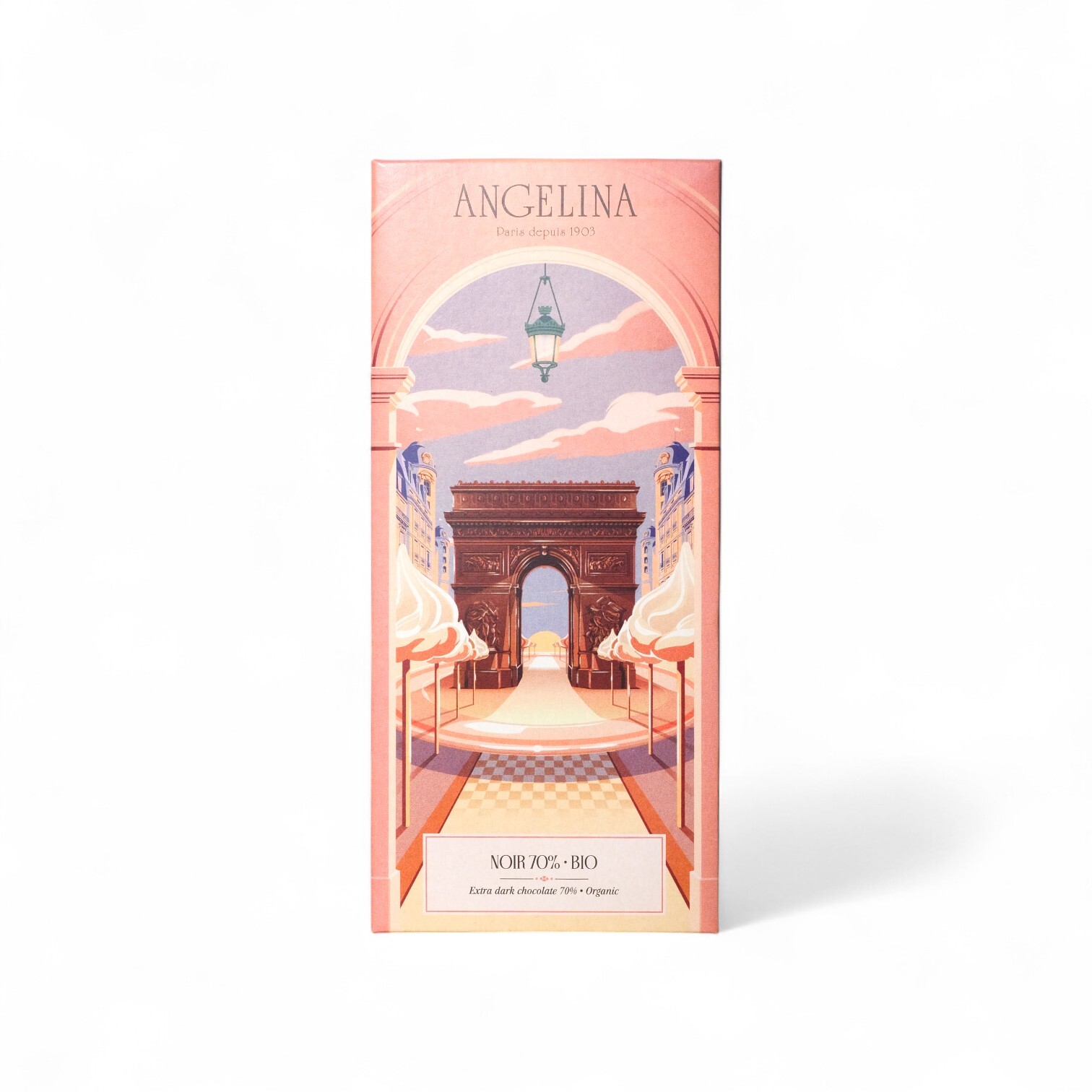 Angelina Organic Dark Chocolate 70% Bar