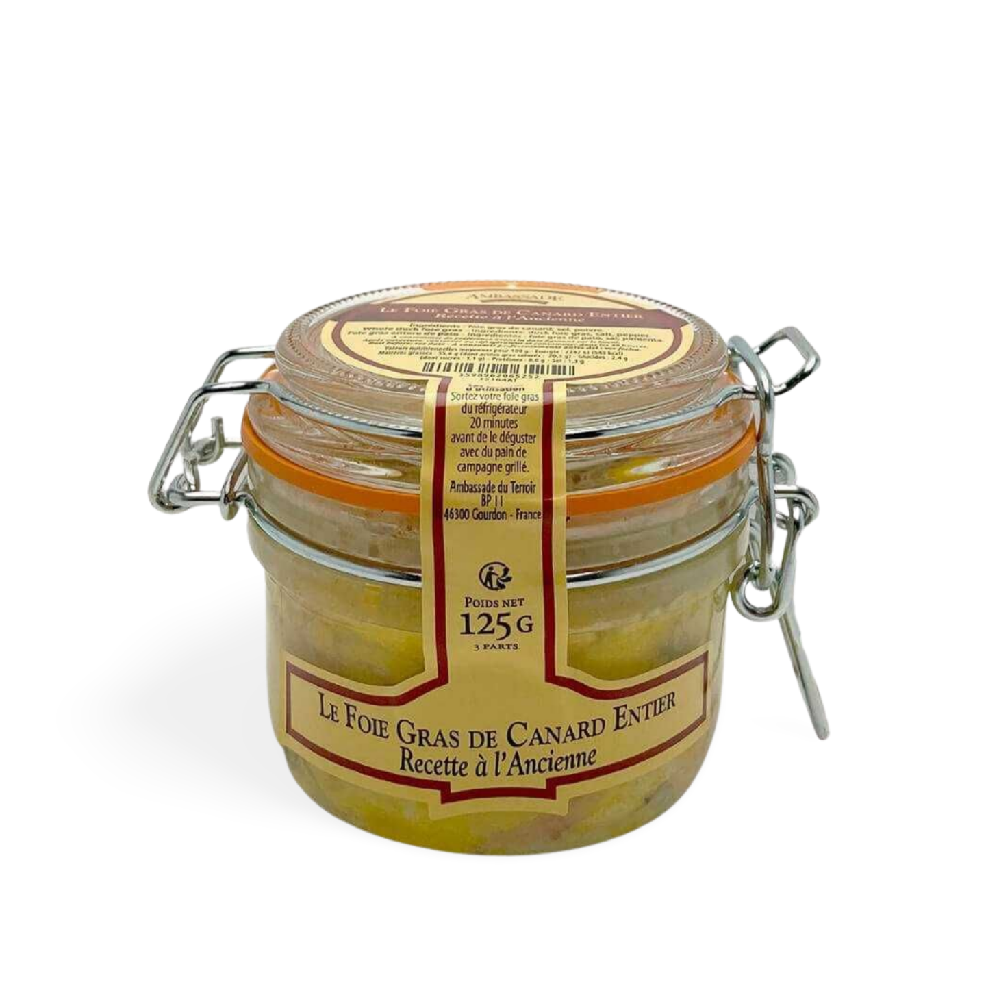 Ambassade du Terroir Whole French Duck Foie Gras Traditional Recipe