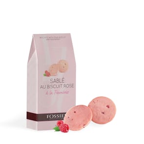 Fossier Sablé Rose Biscuits with Raspberry