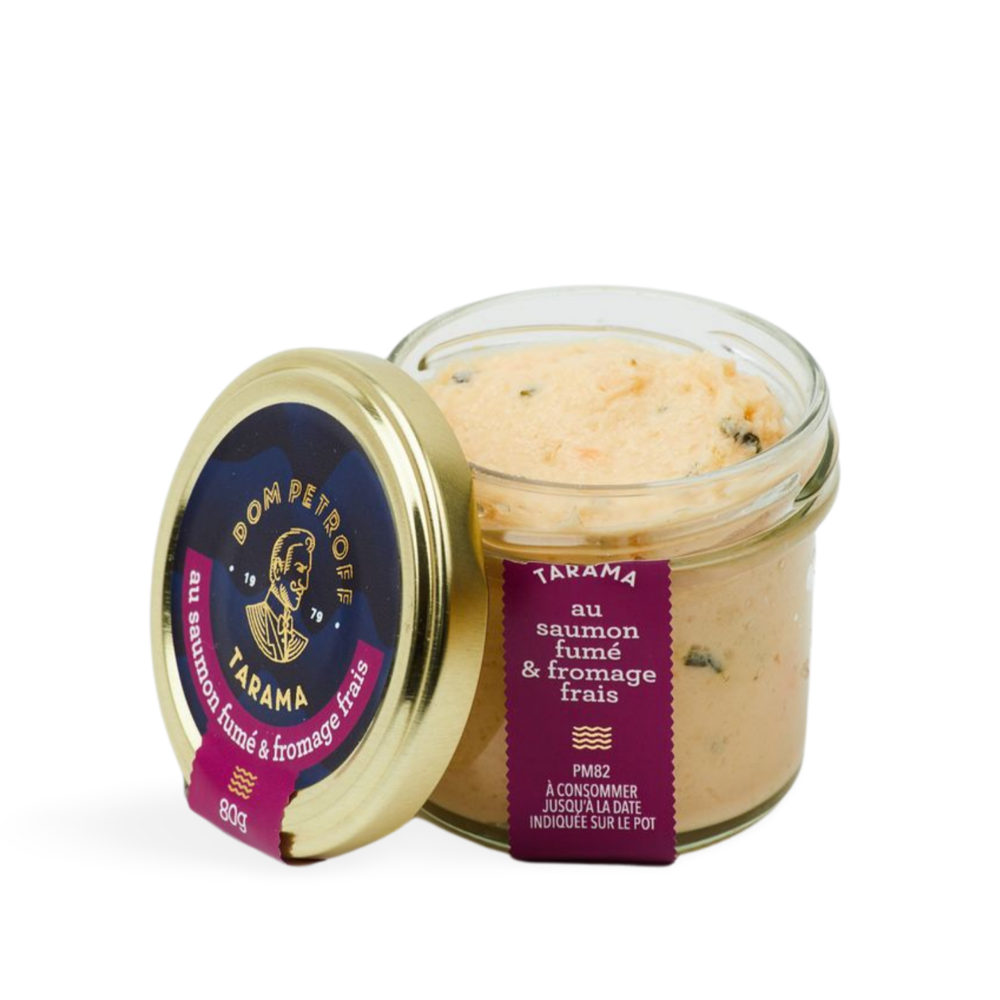 Dom Petroff Tarama with Smoked Salmon & Cottage Cheese