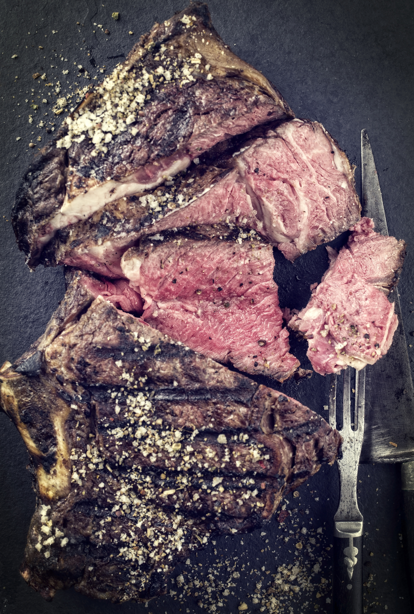 Thumbnail 3 - La Côte de Bœuf - 2" Thick Bone-In Ribeye French Charolais Beef (Frozen)