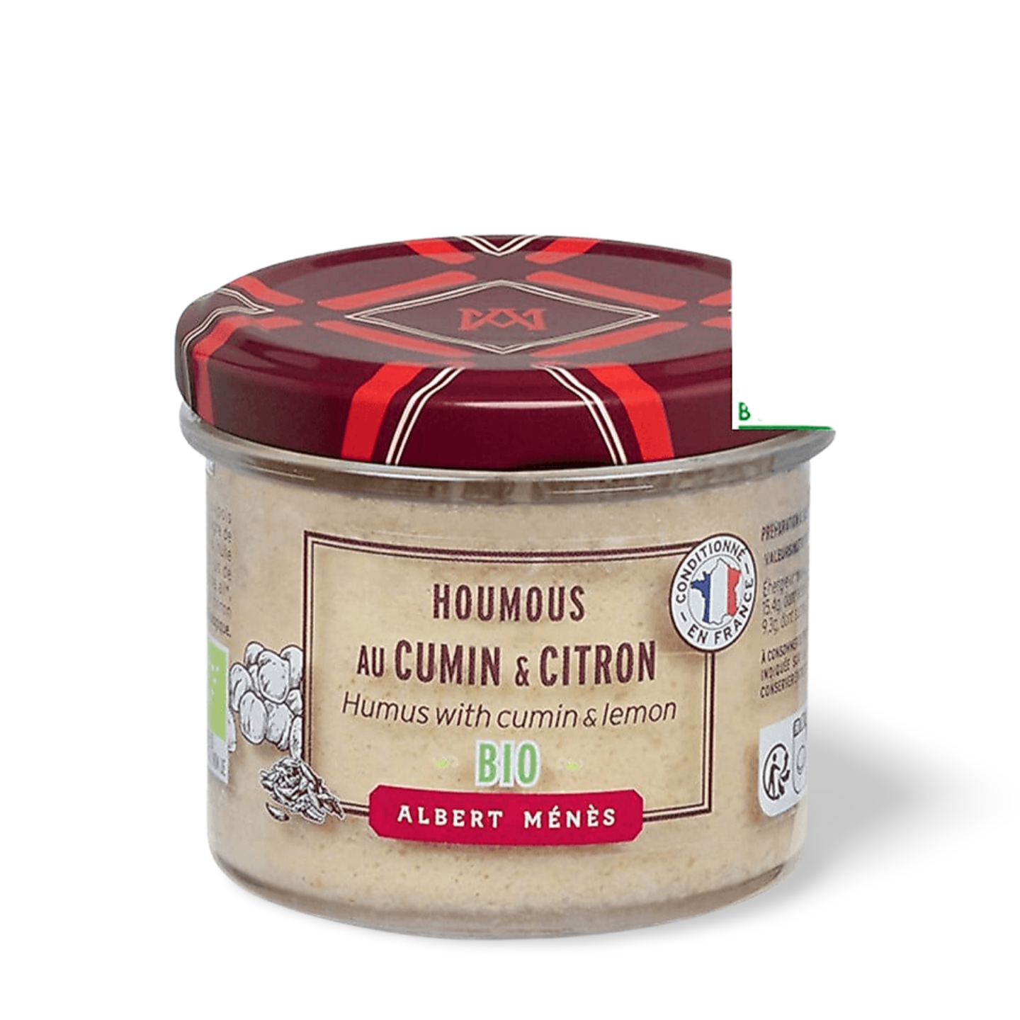 Albert Ménès Organic Hummus with Cumin