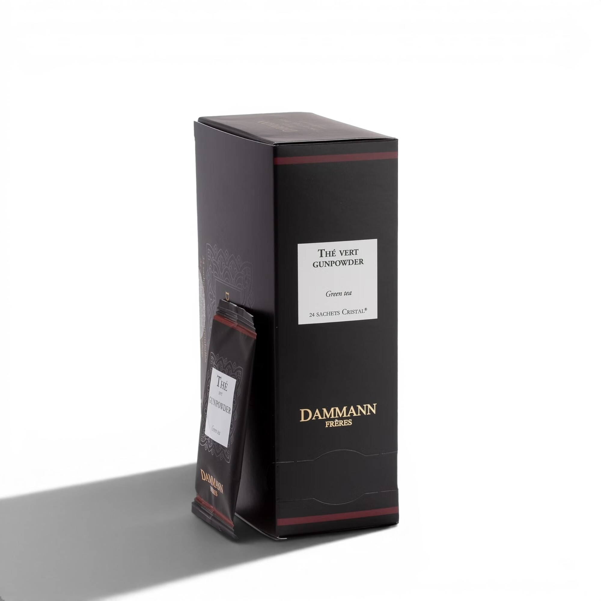 Dammann Frères Enveloped Tea Bags - Thé Vert Gunpowder