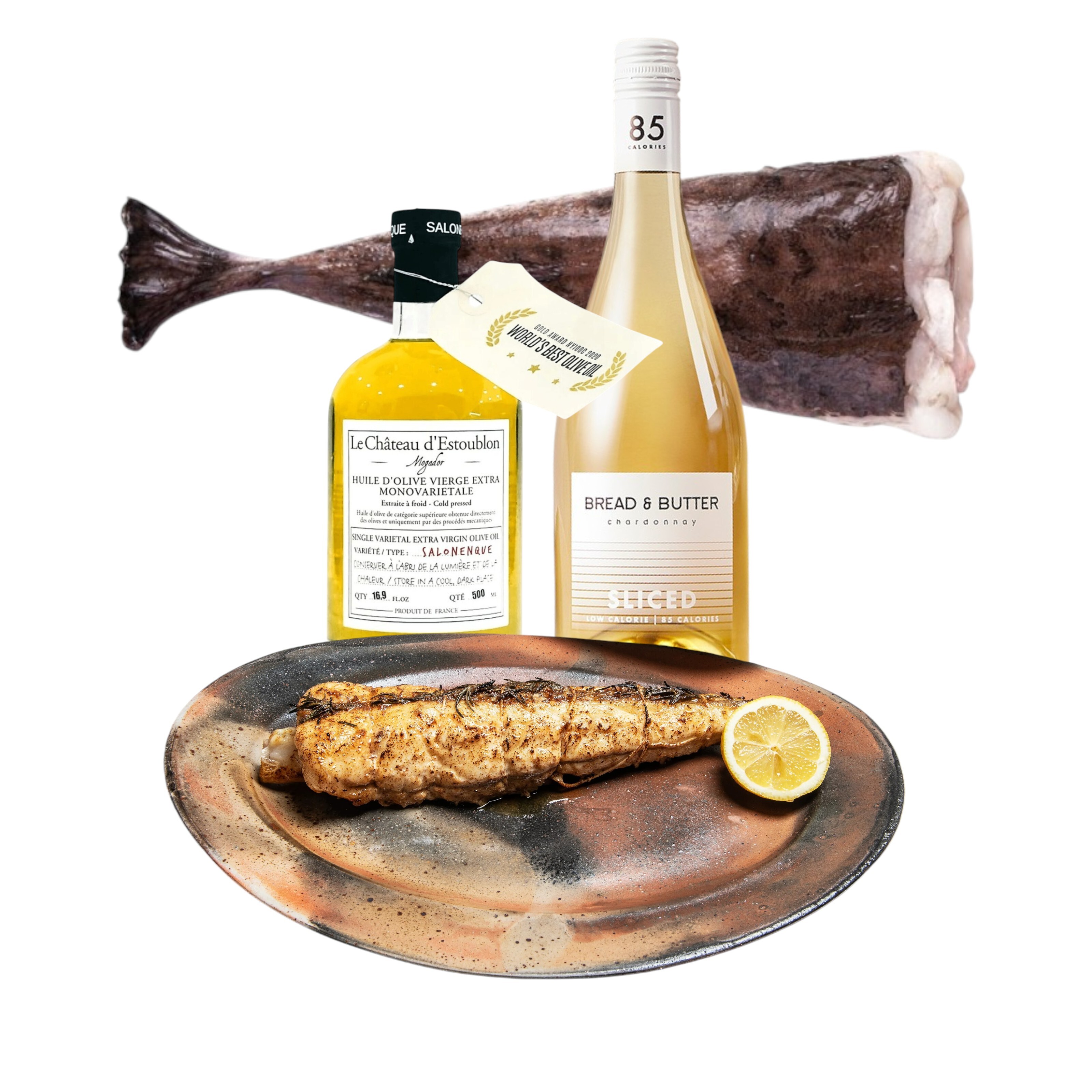 Roasted Monkfish with Golden Olive Oil Kit