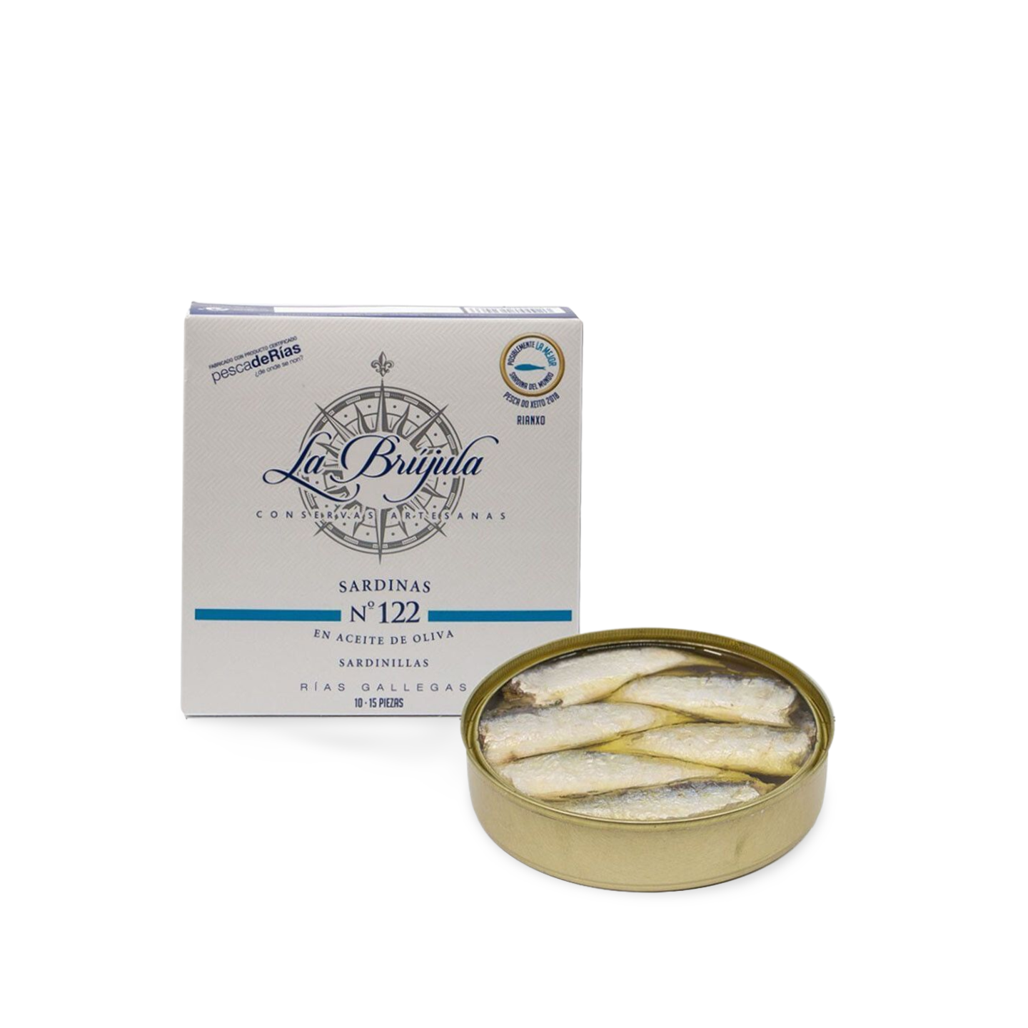 La Brújula N122 Small Sardines Do Xeito In Olive Oil