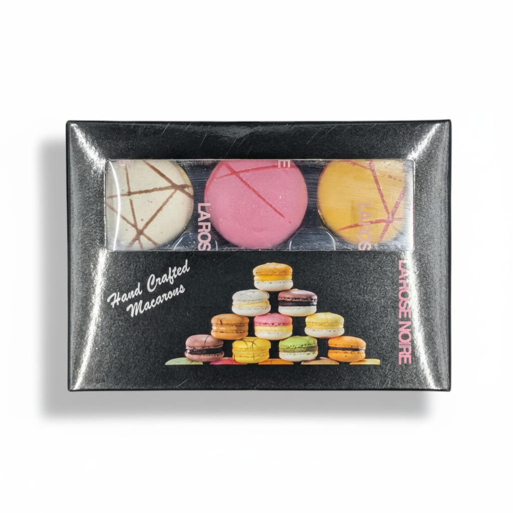 La Rose Noire Premium Handcrafted Macarons – Pack of 6