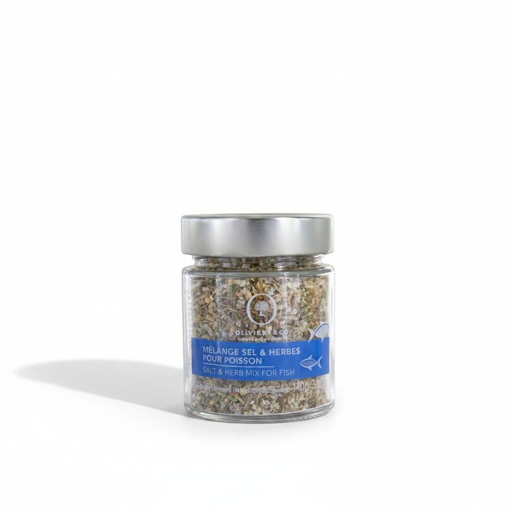 Oliviers & Co Salt & Herb Mix for Fish by Michelin Chef Jean-Marie Meulien