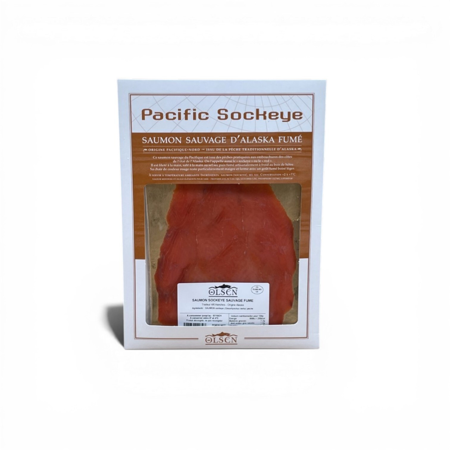 Olsen Wild Alaskan Sockeye Smoked Salmon