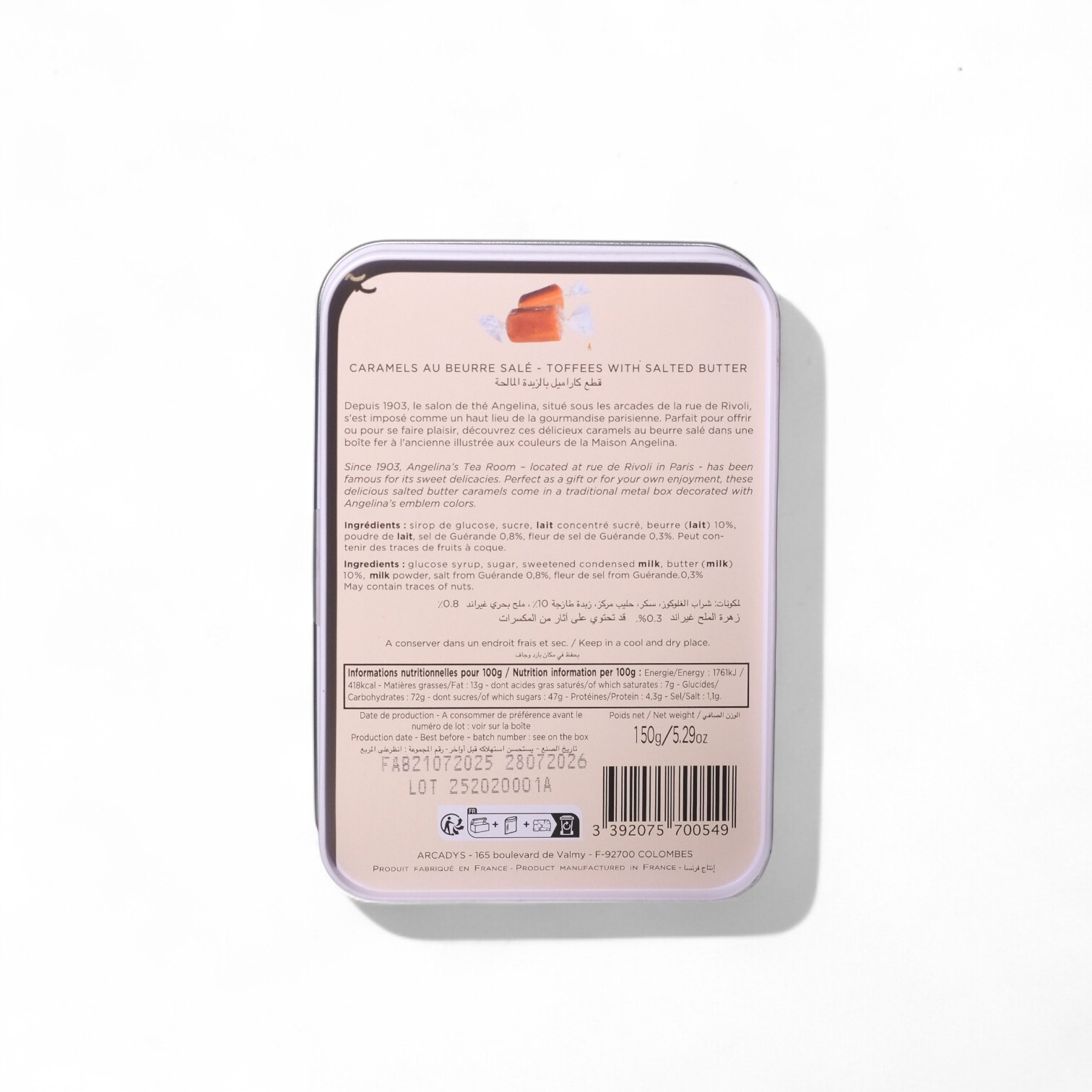 Thumbnail 2 - Angelina Salted Butter Caramel Toffees