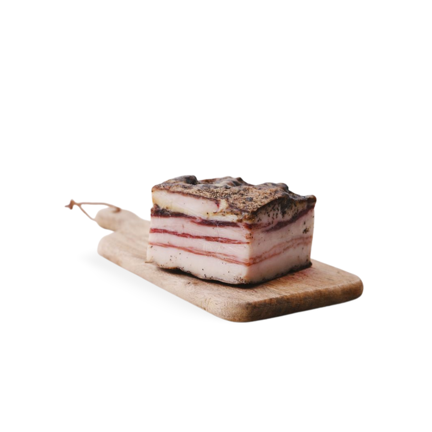 Black Pig of Bigorre Cured Flat Ventreche IGP ( Pyrenean Black Pig Pancetta )